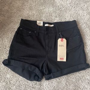 Levi’s Black Denim Shorts
